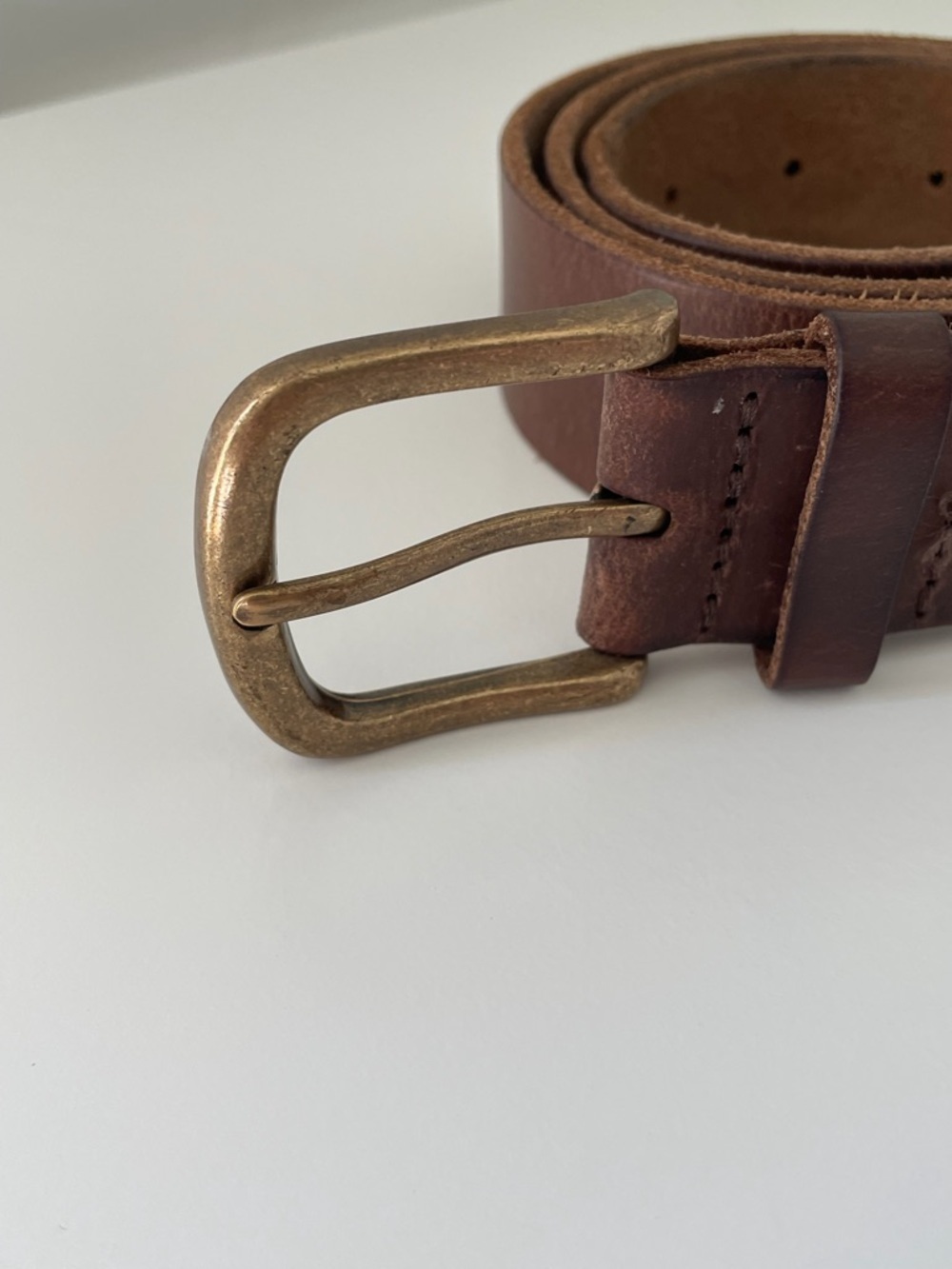 American Eagle Outfitters Brown Leather Belt - Picture 3 of 14